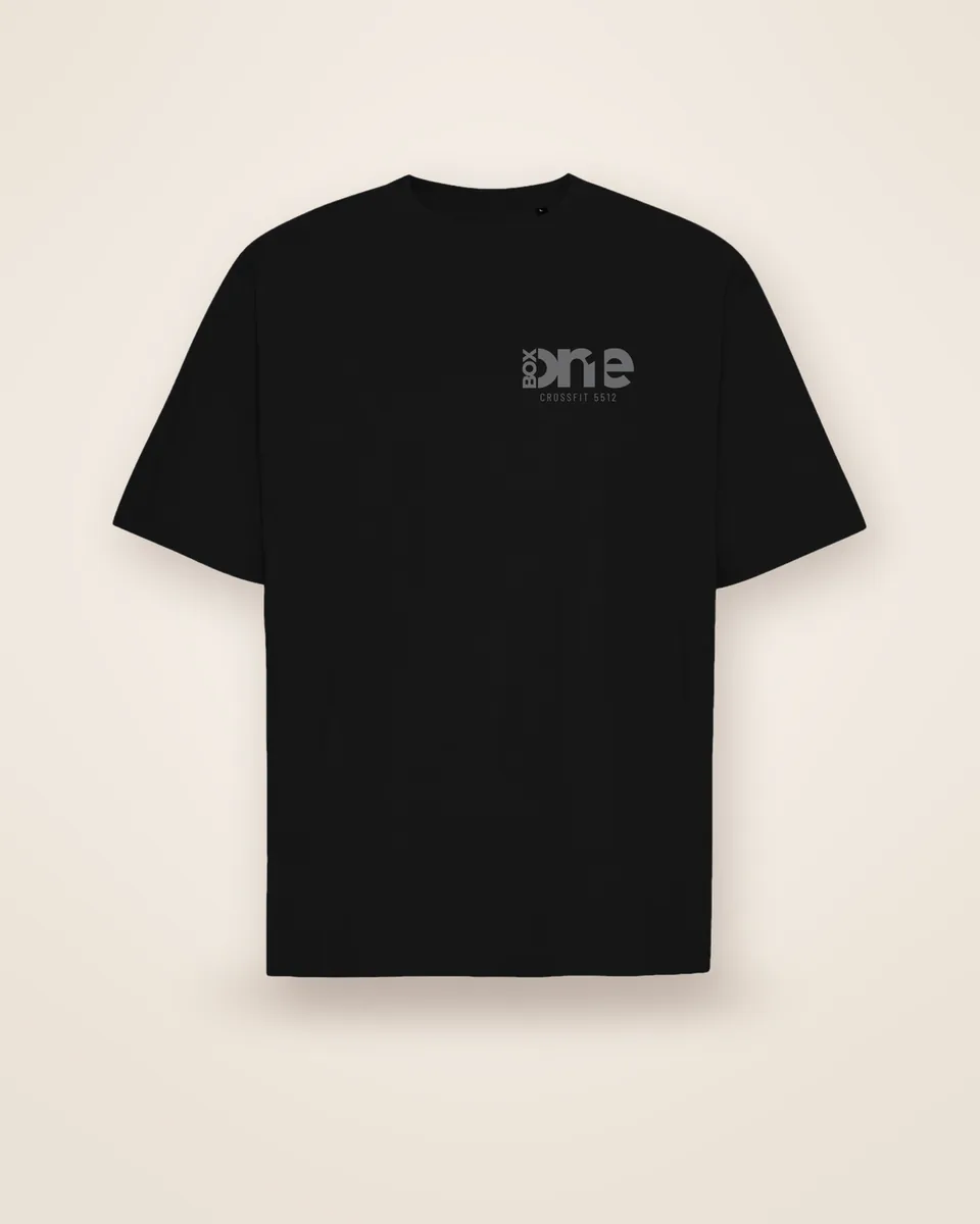 Classic T-shirt i kulsort set forfra